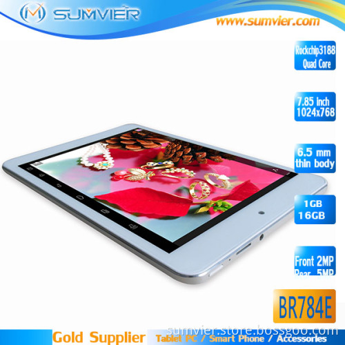 7.85 Inch 16g Tablet PC with Dual Camera Quad Core (BR784E)